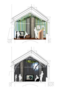 Entw&uuml;rfe f�r Wandgestaltung Buchenwald