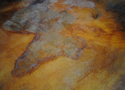 Kaffeer&ouml;sterei: Fu&szlig;boden