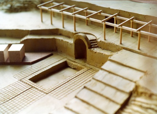 Modell aus dem Material Ton/Lehm