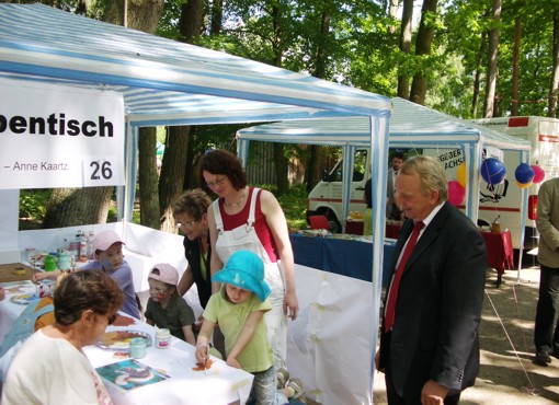 Malaktion beim Kinder- und Umwelttag 2010, Güstrow
