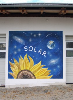 Fassadenmalerei: Solar Energy, Solarfirma